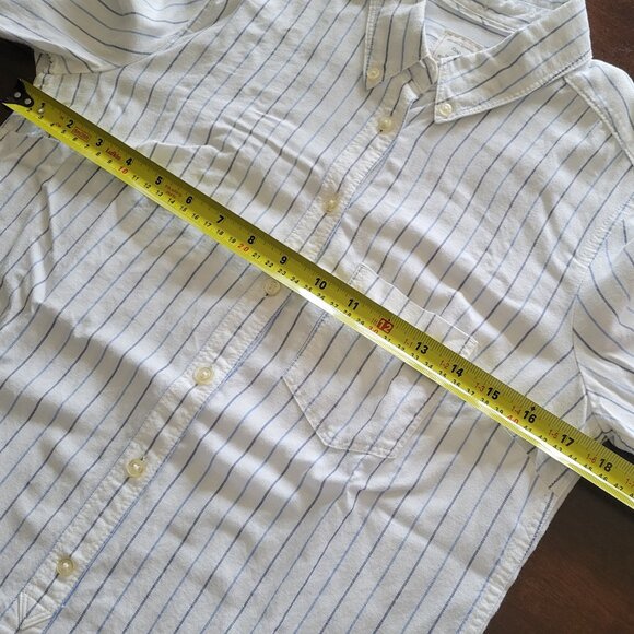 GAP Oxford Striped Button Down Shirt Women's Size XS - Picture 11 of 13